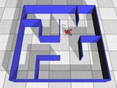A dynamically generated maze