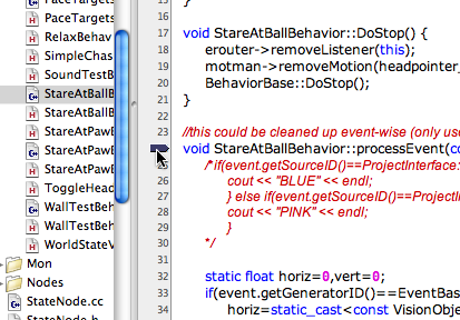 setting the breakpoint