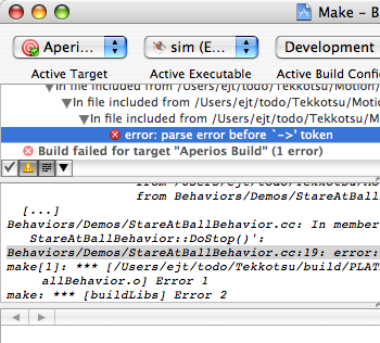 "build transcript" shown
